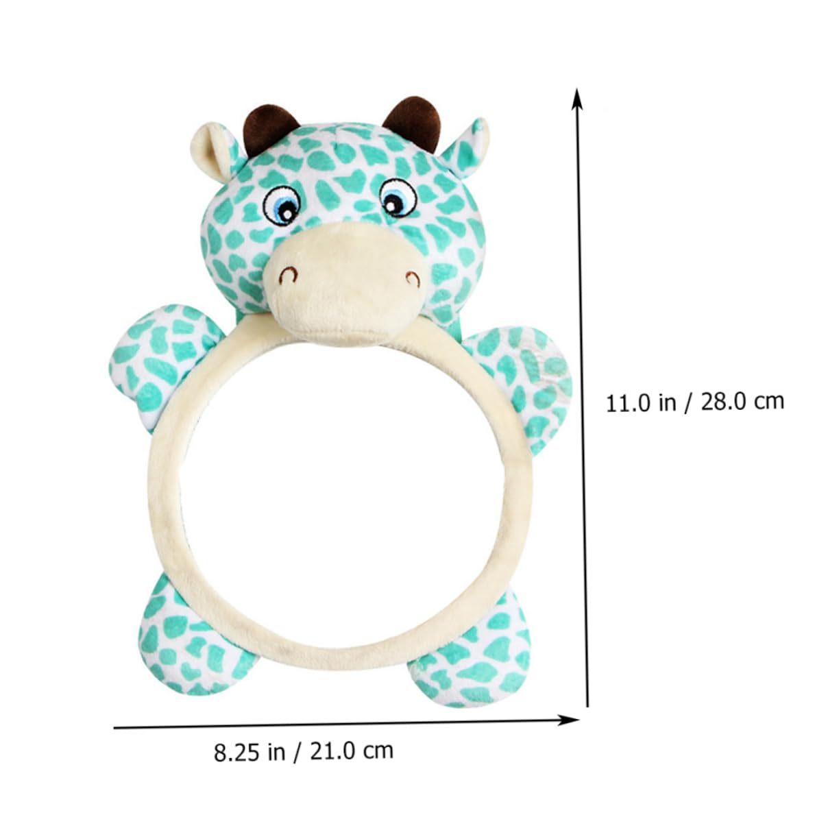 KOMBIUDA 3pièces Miroir De Sécurité Arrière Pour Girafe Miroir Observation Pour Siège Auto Installation Facile Et Durable Design Adorable Pour Parents