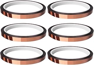 Scicalife 6Pcs Rolo de Fita De Calor Fita Fita Fita Fitas de Vinil Calor Imprensa Sublimação Térmica de Transferência de Calor para a Eletrônica Placa de Circuito de