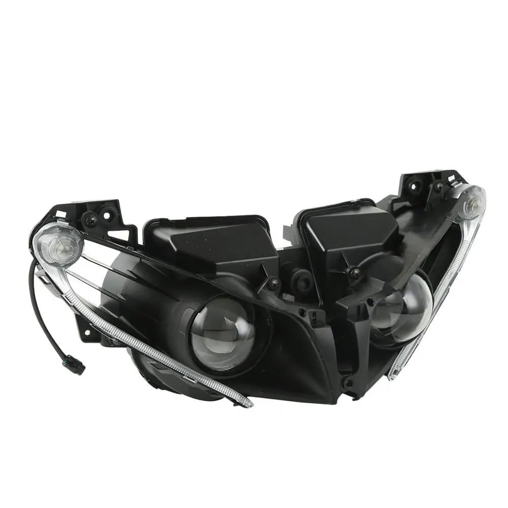 Światło Do Jazdy Pasuje do Yamaha YZF R1 2012-2014 montaż reflektorów motocyklowych górny wspornik owiewki Dirt Bike przednie światła(With Bracket)