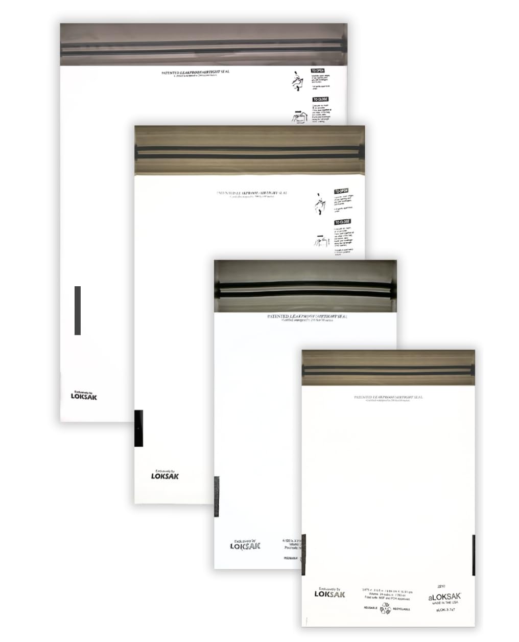 LOKSAK Aloksak Double Zip Waterproof Bag