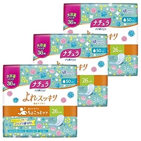 ナチュラ 生理用ナプキン 26cm 30枚入り 12パック 生理用紙ナプキン - Amazon.co.jp