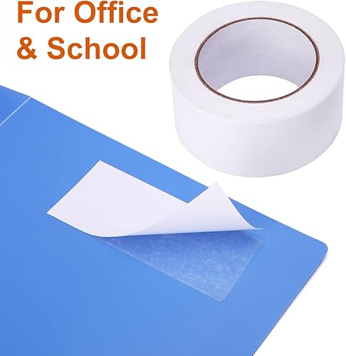 Miniatura 8 de Cinta adhesiva transparente de doble cara, 2 pulgadas por 30 yardas (1 rollo), cinta adhesiva permanente de doble cara de alta adherencia para