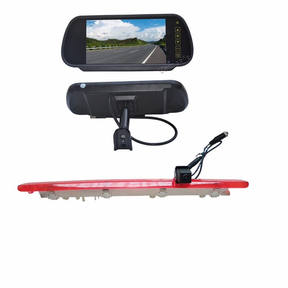 VS3817R - Monitor de pantalla de visión trasera de 7 pulgadas y cámara inversa para Mercedes Vito Metris Viano Valente W447 Van