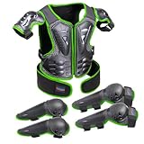 Kids Dirt Bike Gear,Motorcycle Armor Vest Suit for Motocross ATV MTB,Elbow Knee Back Chest Protection for Skating Ski