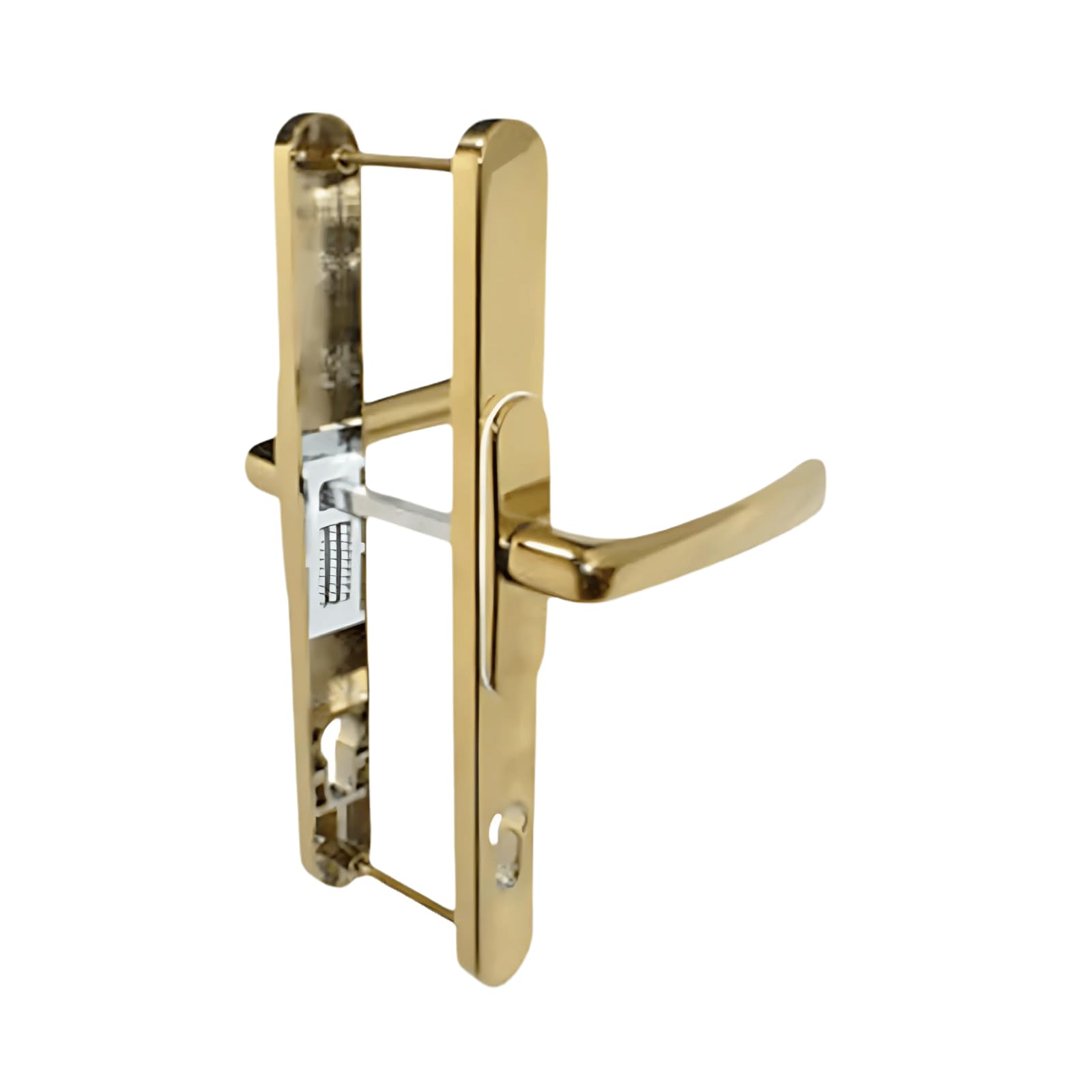 UPVCSTORE Universal Flexi UPVC Door Handle Set, Fully Adjustable PZ Centres (59mm to 96mm)