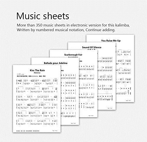 Mini Finger Kalimba Thumb Piano Double Couche 20 Touches Kalimba Hollow Thumb Piano Clavier Acacia Calimba Instrument de… - Les Beatles, Paul McCartney, John Lennon, RIngo Starr, George Harrison Mini Finger Kalimba Thumb Piano Double Couche 20 Touches Kalimba Hollow Thumb Piano Clavier Acacia Calimba Instrument de… – Image 8