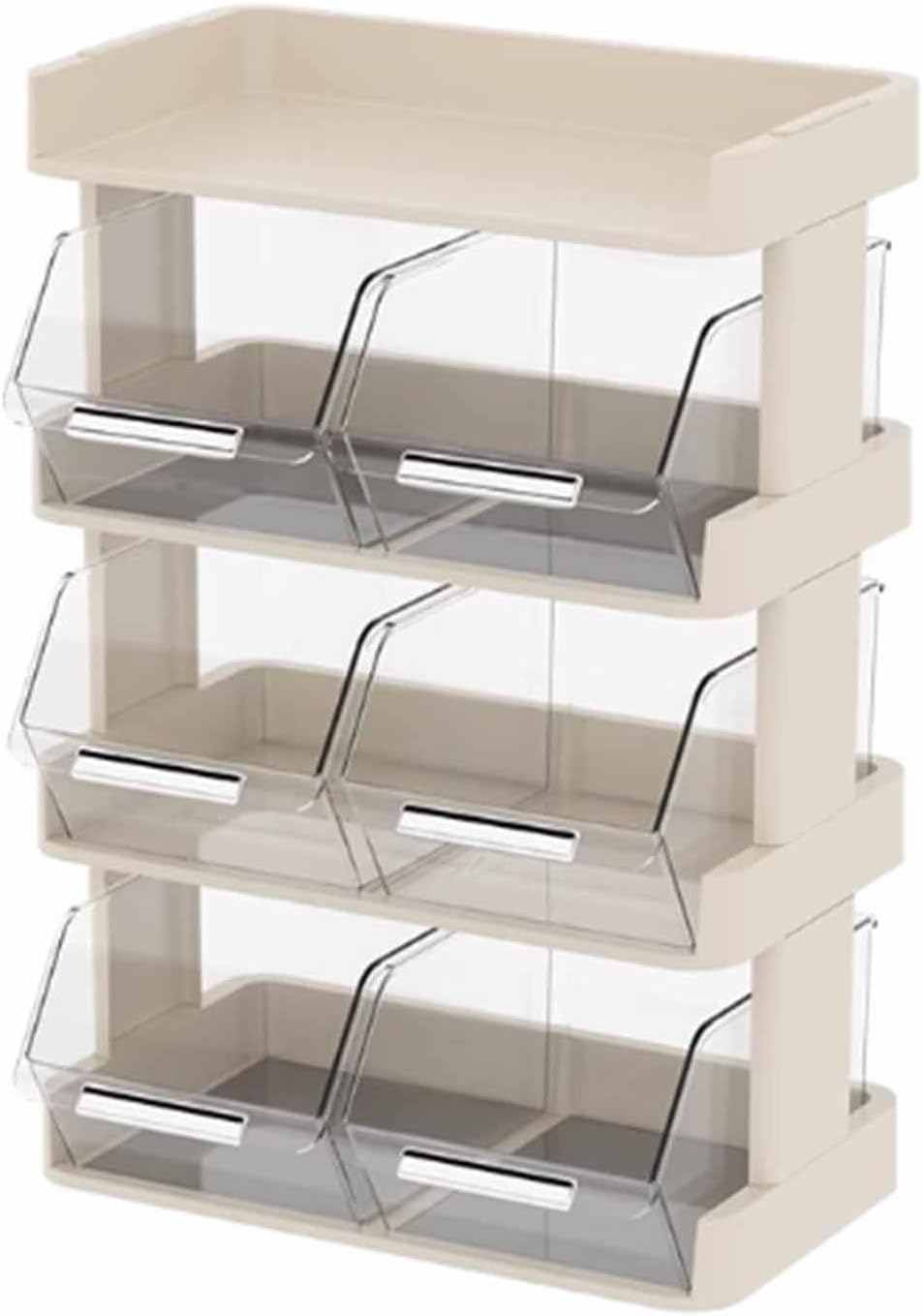 Station de thé de cuisine moderne avec étagère de rangement 4 niveaux