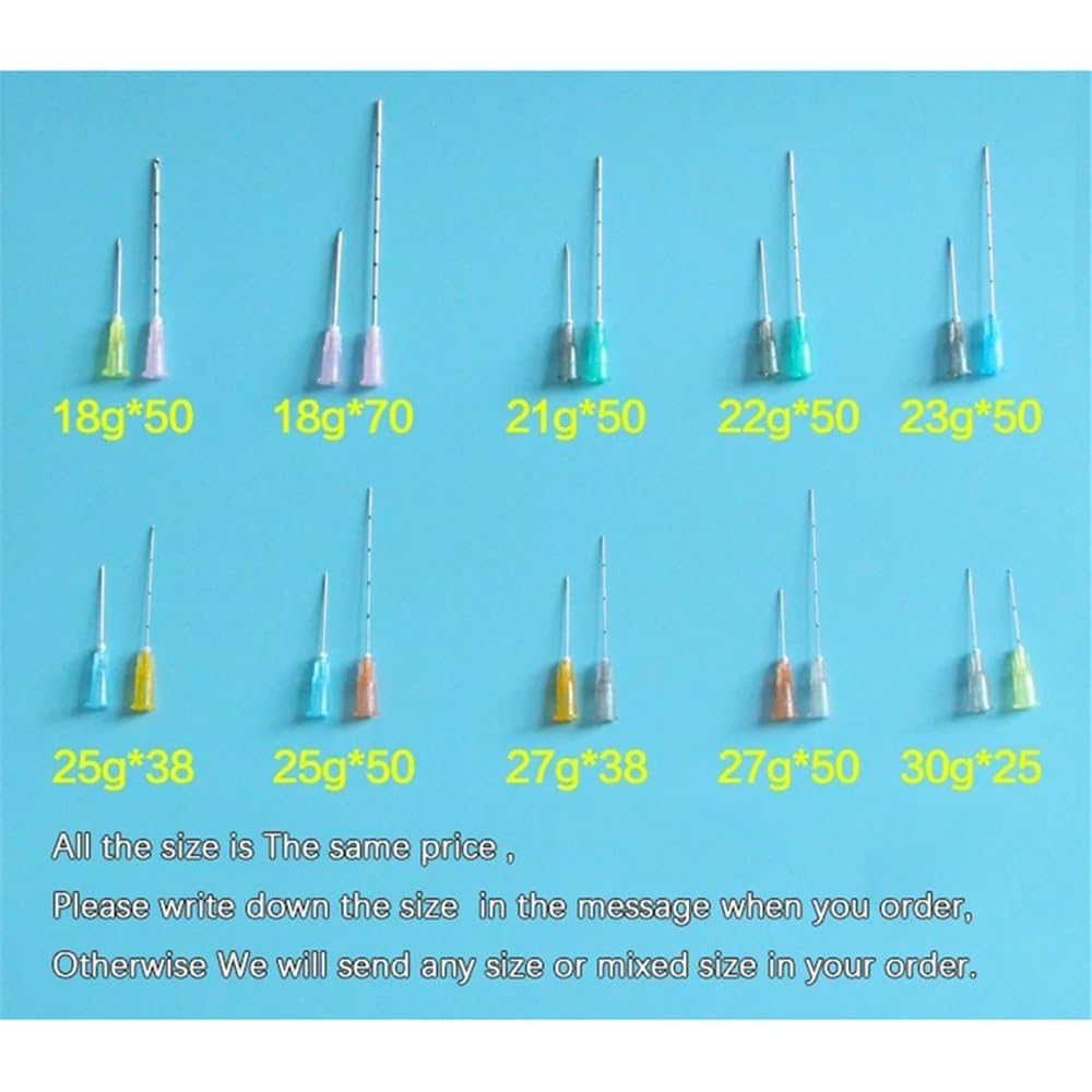 Verrerie et matériel de laboratoire 2 pièces/paquet * 10 paquets 18G 21G 22G 23G 25G 27G seringues à canule crantée à extrémités lisses aiguille