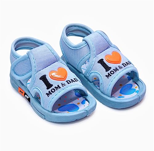 Image of HOOH Kids Chu-Chu Sound Musical First Walking Sandals and shoes for Baby Boys and Baby Girls Of Age 0 Months to 3 Years