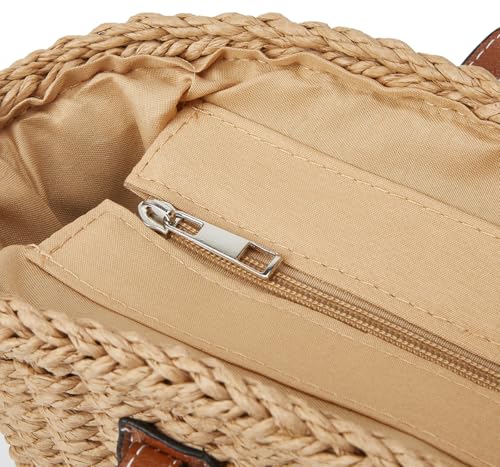 Bolsa Tote de paja para mujer verano 2026 miniatura 6