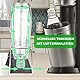 HunDun Flaschenhalter für SodaStream Duo Flaschen, Abtropfhalter aus Edelstahl für Aarke Flaschen, spülmaschinenfest