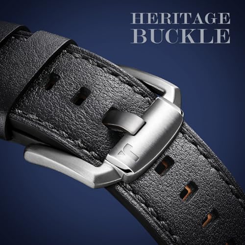 Image of Leather Band for Apple Watch Ultra 3 /Ultra 2 Bands 49mm 46mm 45mm 44mm, Top Genuine Leather Designer Replacement Strap for iWatch Ultra 3 2 1 SE series 11 10 9 8 7 6 5 4 3