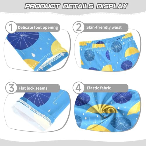 Blue Umbrella Girls Leggings Soft Stretch Workout Yoga Dance Pants for Kids Casual Tights3