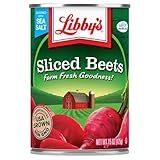 Libby's Sliced Beets | Deliciously Earthy Flavor | Deep Vibrant Ruby Red-Purple | Seasoned with Sea Salt | Grown & Made in the USA | 15 oz (Pack of 12)