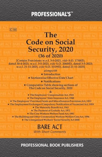 Image of Labour Laws combo of Code on Wages, Social Security, Industrial Relations and Occupational Health & Safety