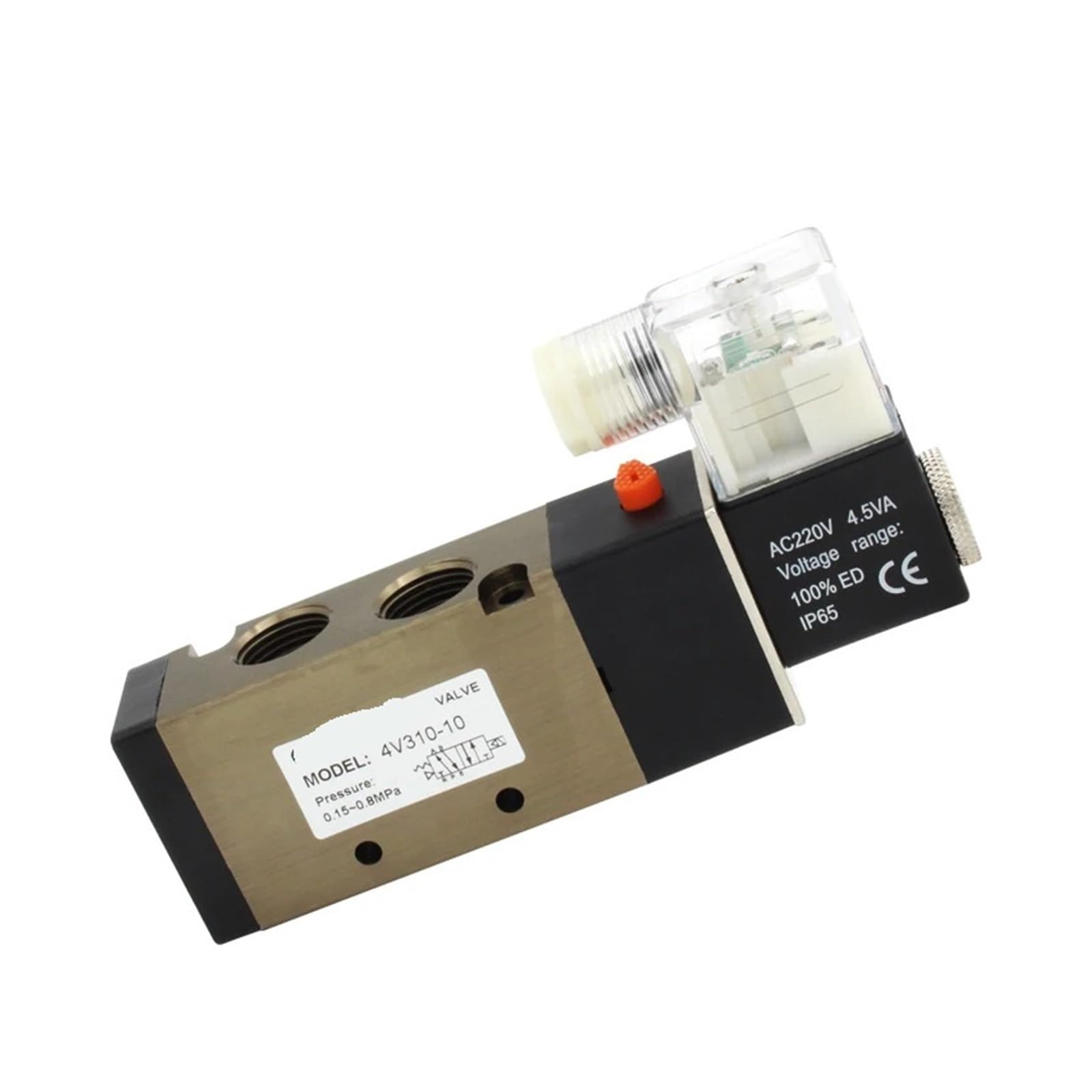 Électrovanne pneumatique 4V310-10 DC24V résout les sifflements d'air