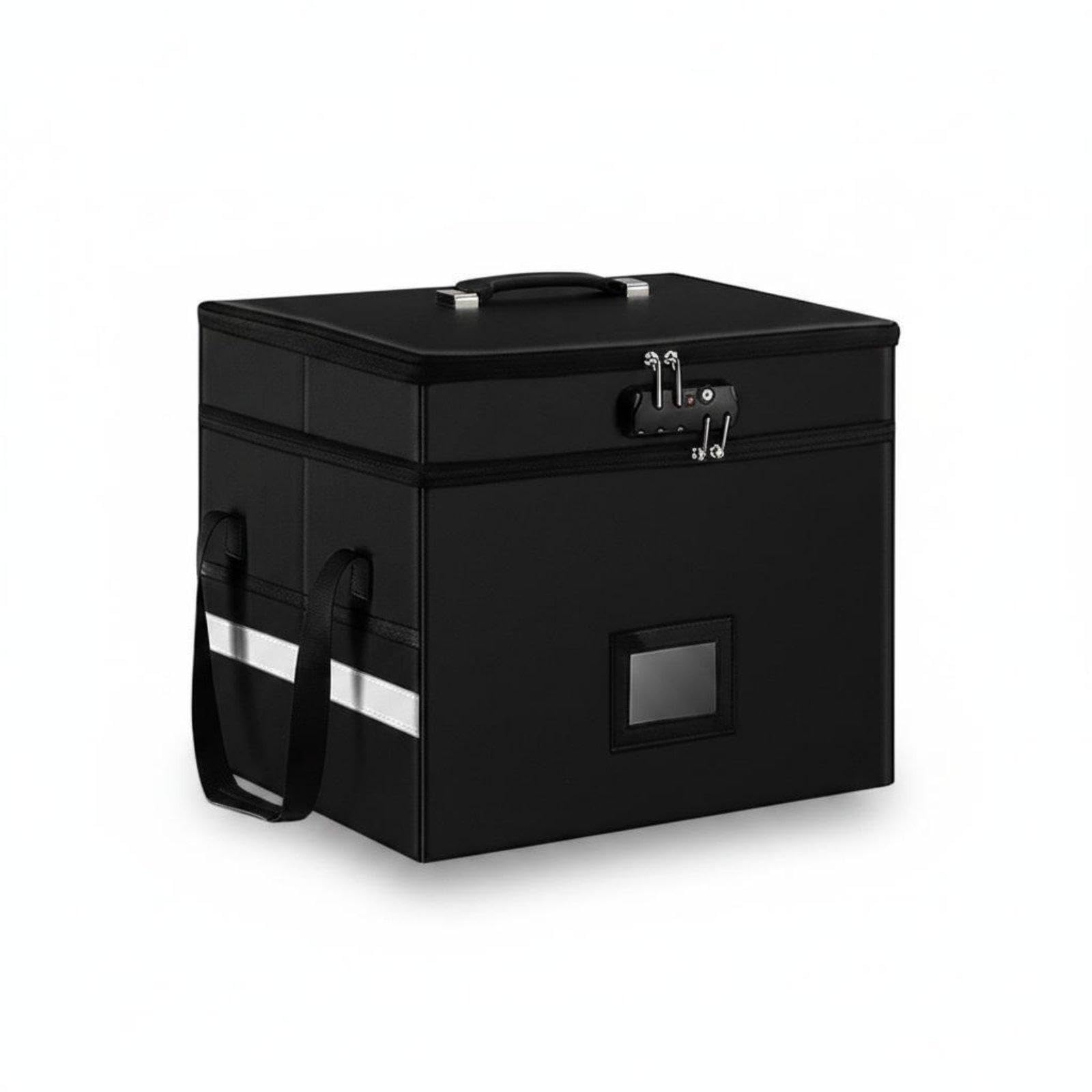 Double Layer Fireproof Document Box Detachable Foldable Fireproof File Box Large Capacity for Emergency Preparedness, Disaster Recovery-image-32