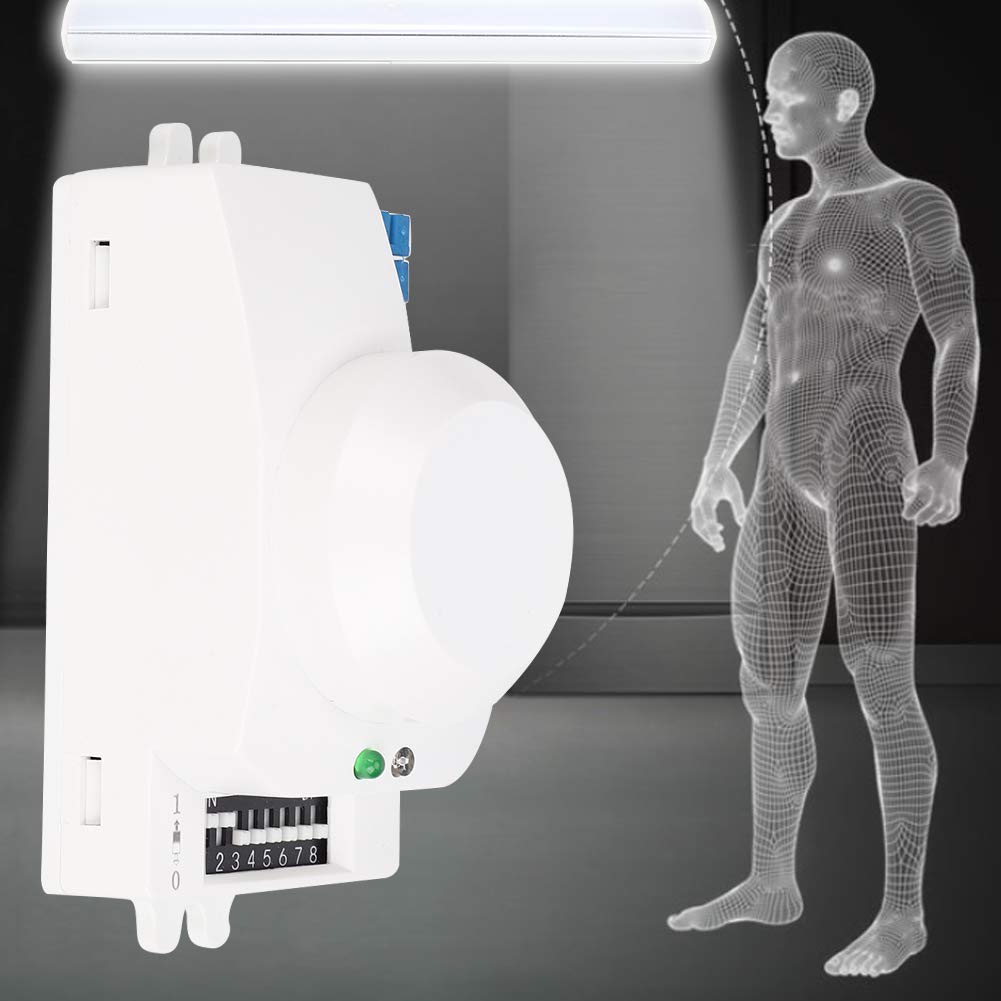 Sensore a Onde, Sensore di Rilevamento del Movimento, Interruttore della Luce di Movimento del Sensore del Corpo Umano Intelligente per Hotel Domestici
