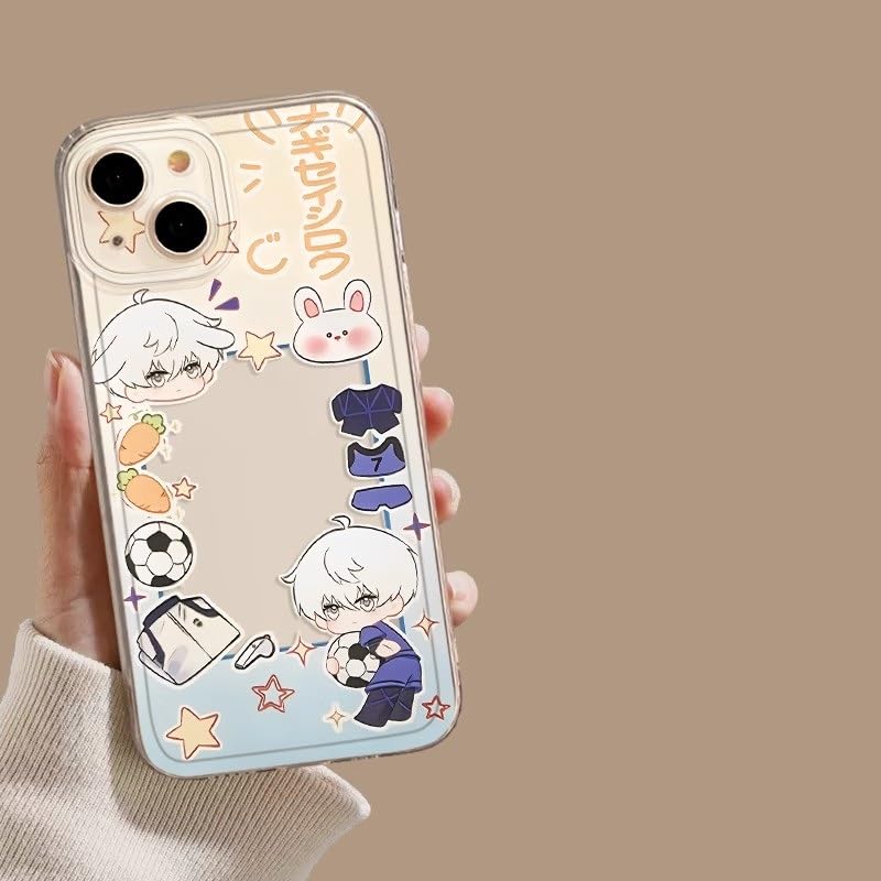 Amazon.co.jp: ブルーロック スマホケース ストラップ付き iphone16