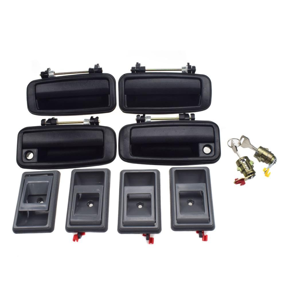 Dtchqukxd Kit 005 Door Handle & Lock Cylinder Compatible With Geo Prizm 1988-1992(Kit 005)