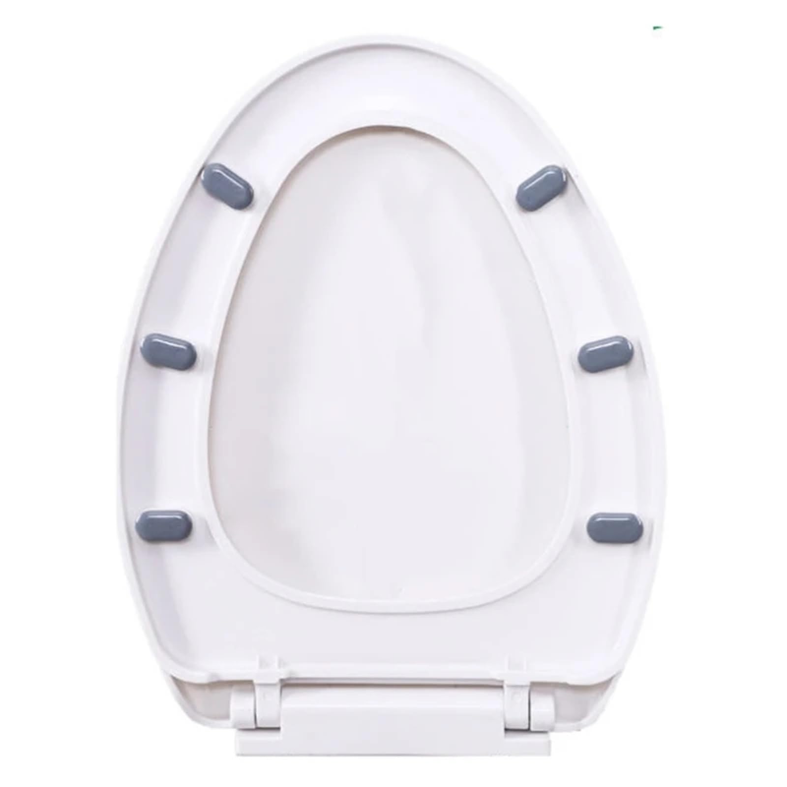 Ladfrtyu One Color Soft Close Toilet Seat Toilet Seats Cover Quiet-Close Lid Countoured Hardware Suitable For Home Use(V Shaped)