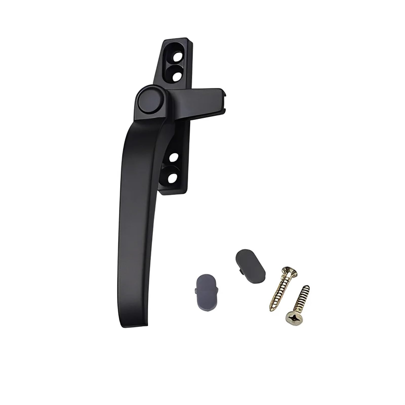 Vayeodeyu Left Black Window Handle Aluminum Alloy Lever Casement Multicolor(Left Black)