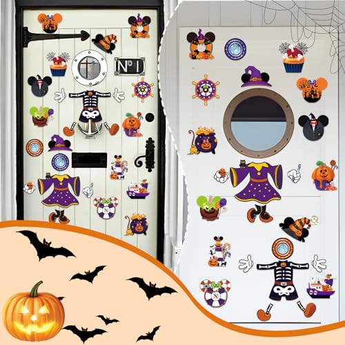 Imanes decorativos Halloween Cruise para puerta 24 unidades miniatura 6
