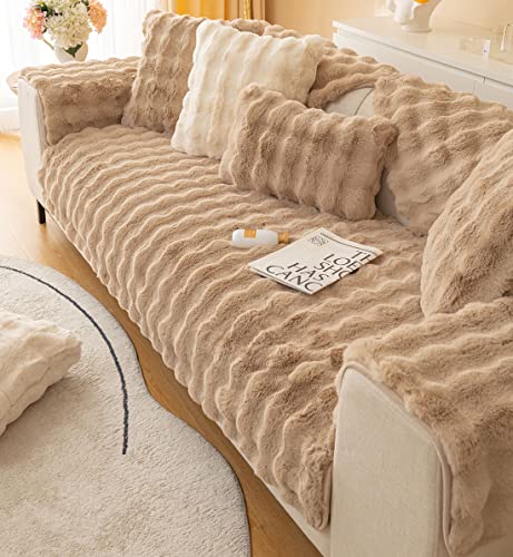What is Best Cleaning Product for a Faux Leather Couch? Top 20 Find Out! 20 XSlive Soft Warm Faux Fur Couch Sofa Cover Thick Shaggy Fuzzy Sectional Couch Cover Non-Slip Solid Color Plush Sofa Slipcover Furniture Protector for Kids, Pets (Coffee,36