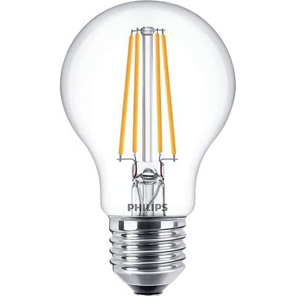 Philips White Led Premium Classic Light Bulb [E27 Edison Screw] 4.3W - 40W Equivalent, Cool 4000K, Non-Dimmable