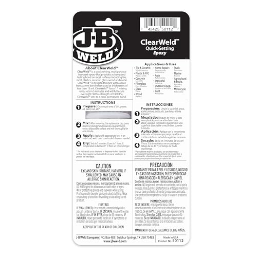 J-B Weld 5 Minute Epoxy Syringe 25ml