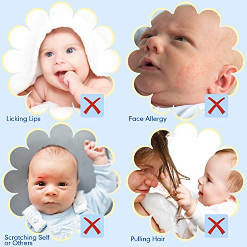 12 Pairs Newborn Baby Mittens Infant Toddler Gloves No Scratch Mittens Gloves for 0-6 Months Baby Boys Girls3