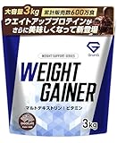 グロング ウエイトゲイナー プロテイン 3kg チョコレート風味 ウェイトゲイナー ホエイプロテイン ビタミン11種配合 国内製造 GronG