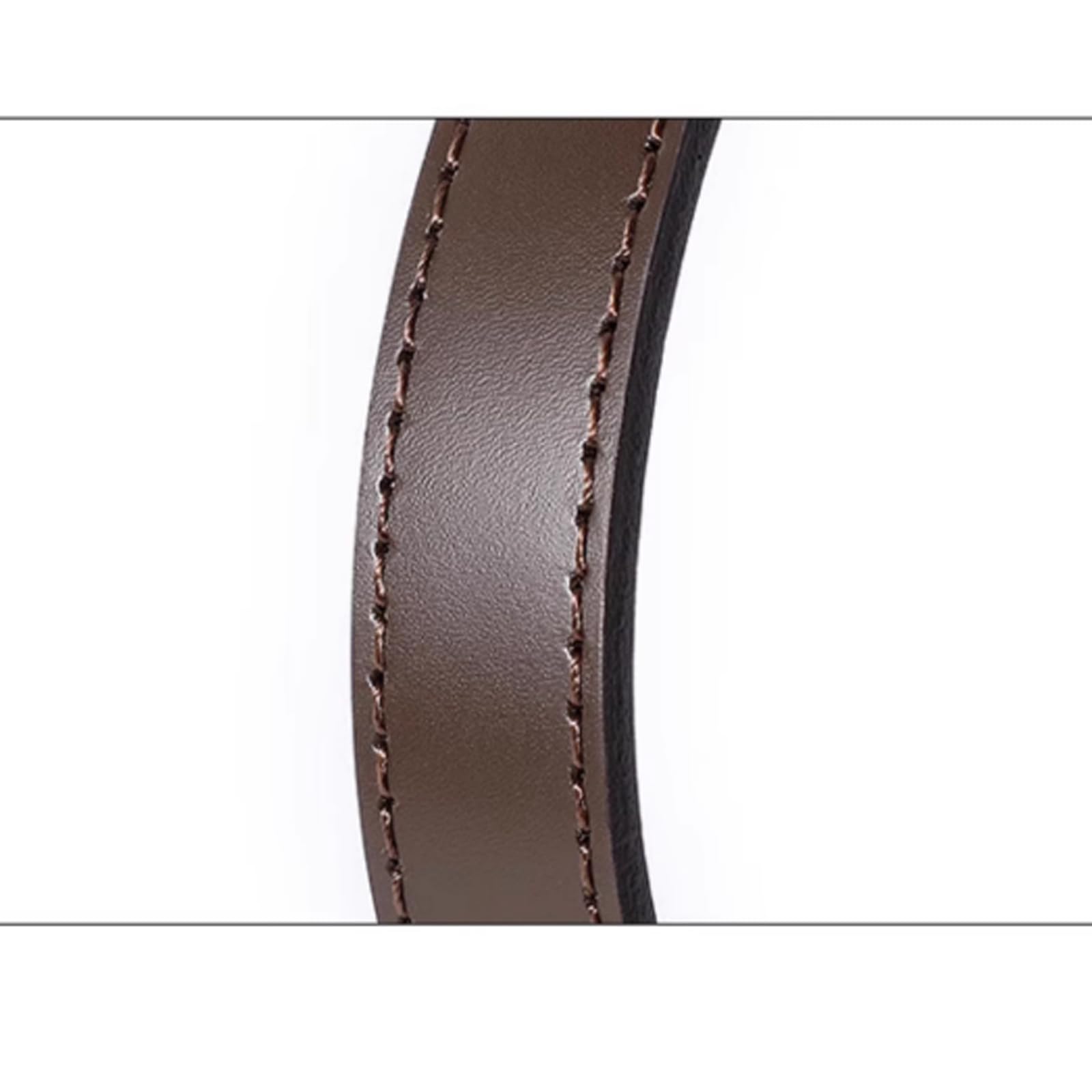 Cinghia di ricambio in pelle per borsa, cinghie regolabili con regolatore per borsa, lunghezza 102-120 cm (marrone, larghezza 1,5 cm)