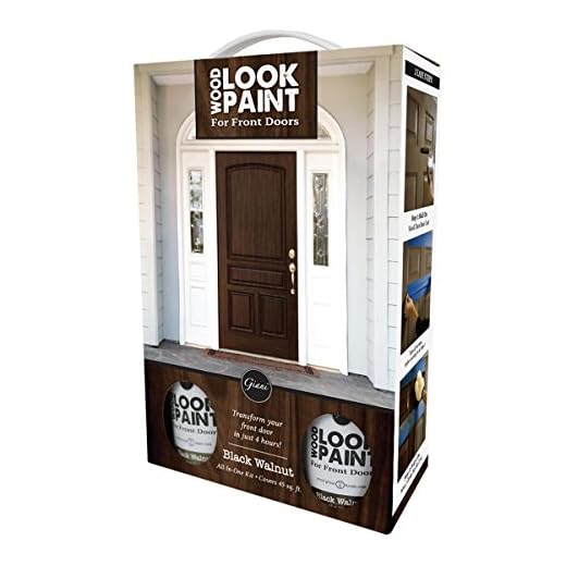 Giani Wood Look Paint Kit for Front & Interior Doors (Black Walnut)