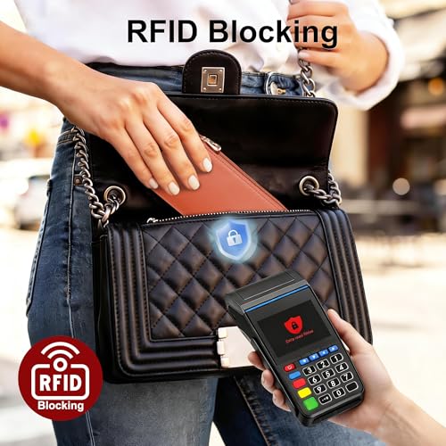 Image of Tipmile Slim Wallet for Women, RFID Blocking Credit Card Holder