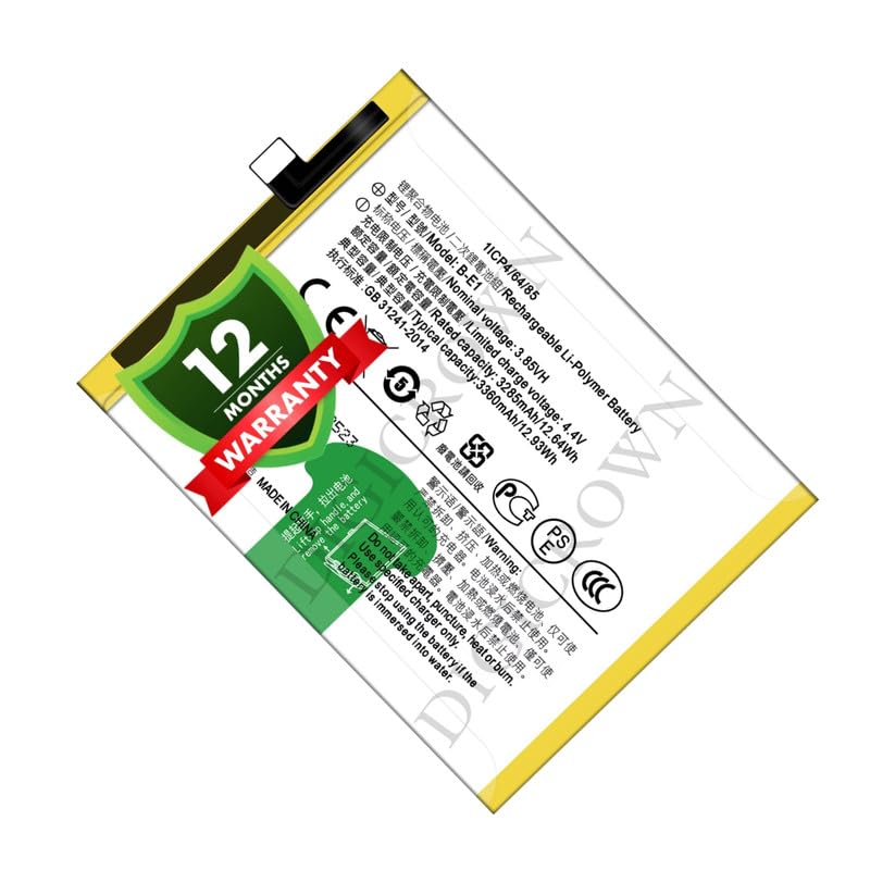 Image of Original B-E1 Battery Compatible for Vivo Y71 (1724, 1801i) - (3360mAh) - 1 Year Warranty