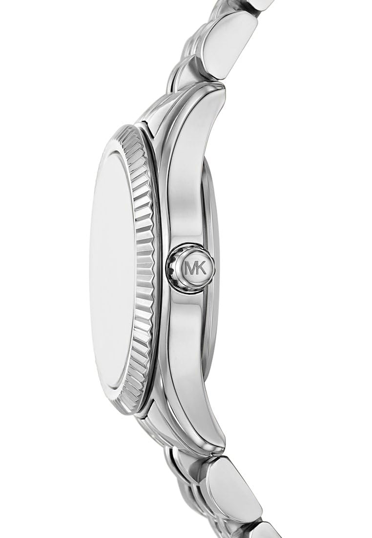 Michael Kors Lexington Damen 26 mm Silberton Edelstahl Uhr, MK4843