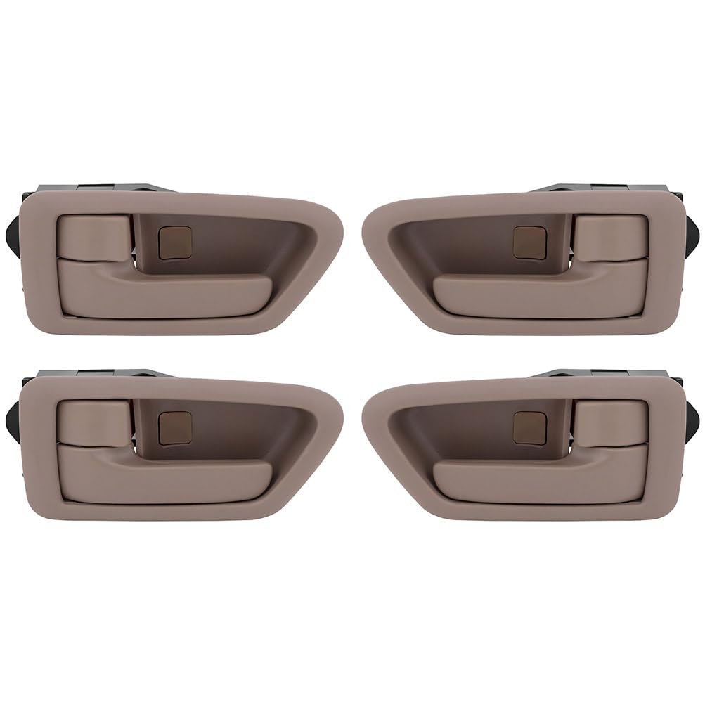 OCPTY Door Handles Interior Front Rear Driver Passengere Side Replacement fit 1997-2001 for Camry Inside Door Handles Texture Beige(4pcs)