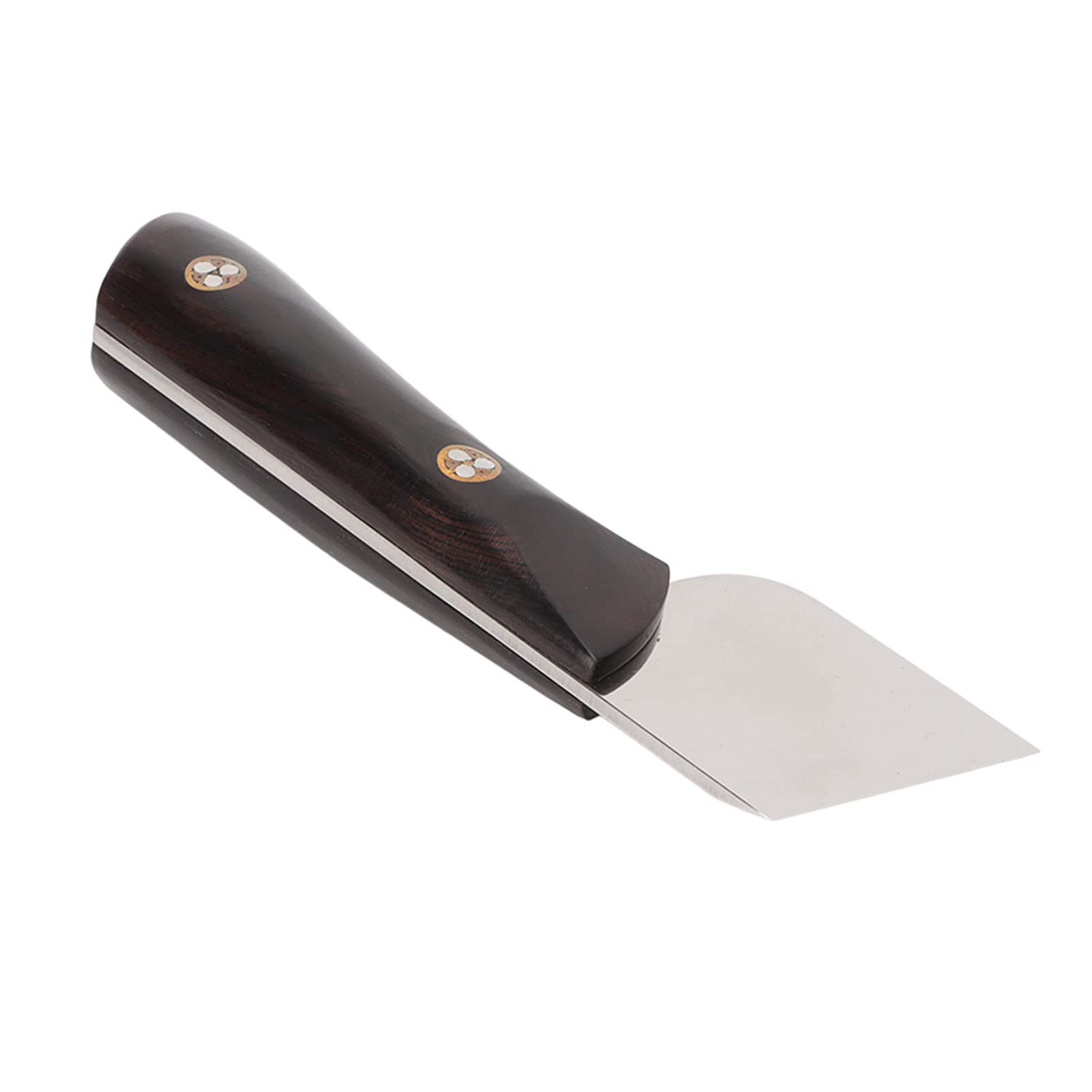 Cuchillo profesional para cortar cuero, acero en polvo con alto contenido de carbono y mango de sándalo de primera calidad, para manualidades en cuero, herramienta de corte