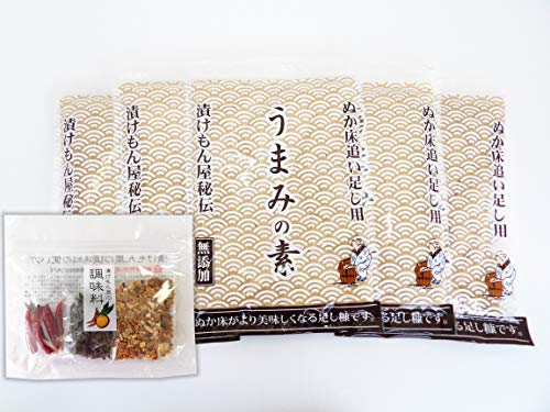 樽の味　新うまみの素5袋セット+漬物専用調味料1袋