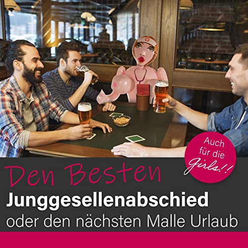 Aufblasbare Gummipuppe Frau Sexy Beate mit großen Brüste und 3 Öffnungen ca. 155 cm ideal als Liebespuppe Women JGA Gadget Erotik Scherzartikel Männer – Bild 7