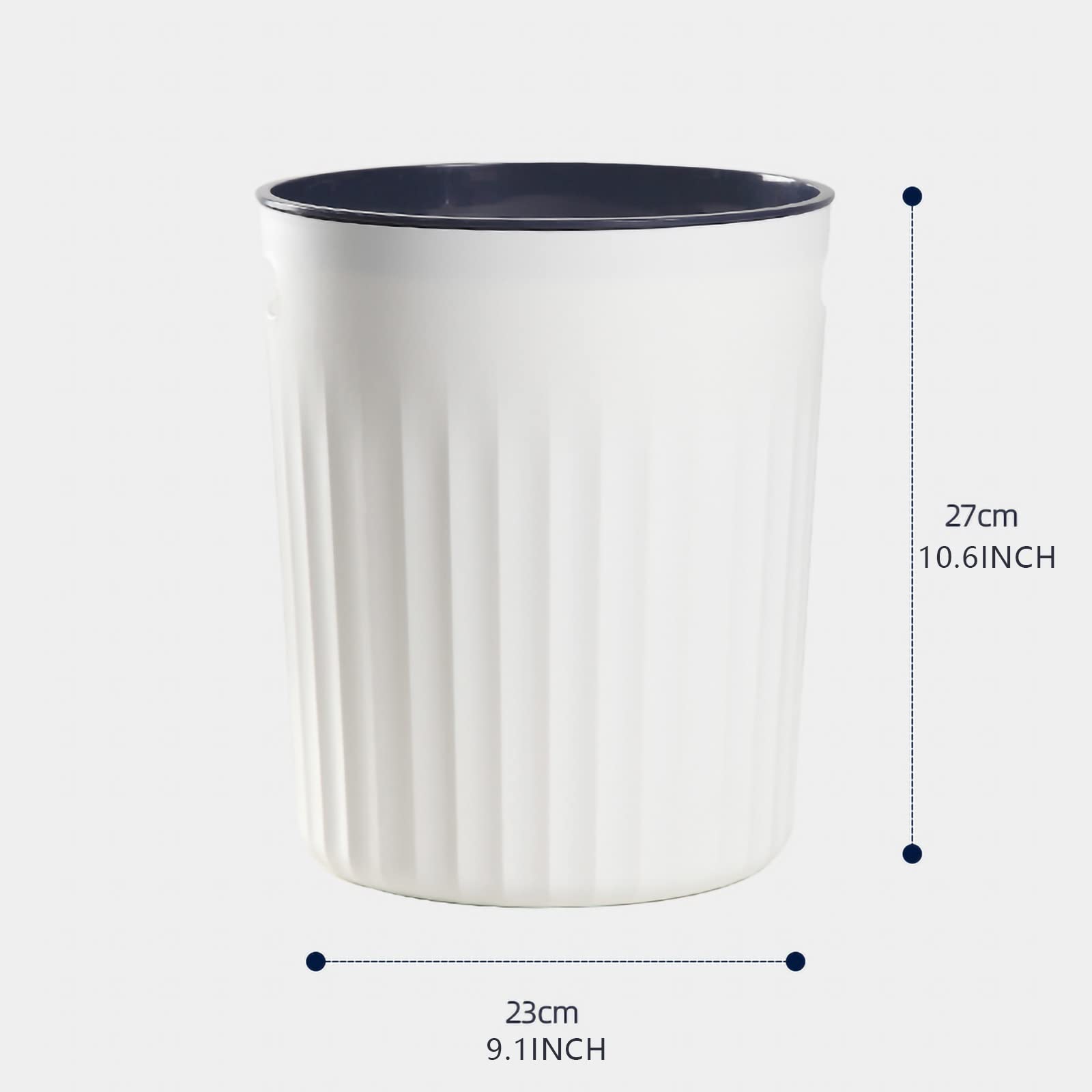 Mülleimer Mülleimer mit Griff, Papierkorb, Mülleimer for Badezimmer, Küche, Zuhause, Büro Abfall & Recycling Küche(C)