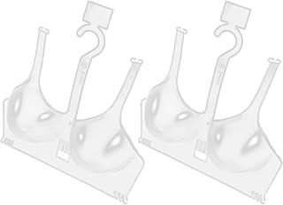 Cabilock 2pcs Hanger Outfits Bra Mannequin Costumes for Girls Clothes Rack Underwear Hanging Rack Dress Support Small Underwear Rack Girl Dress Holder Plastic Display Rack Translucent