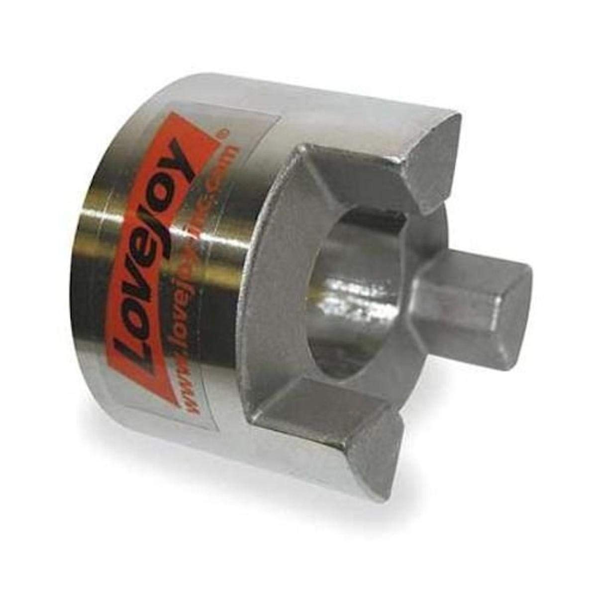 Lovejoy 70029 Size SS150 Jaw Coupling Hub, Stainless Steel, Inch, 1'' Bore, 3.75'' OD, 1.75'' Length Through Bore, 0.25'' x 0.125'' Keyway