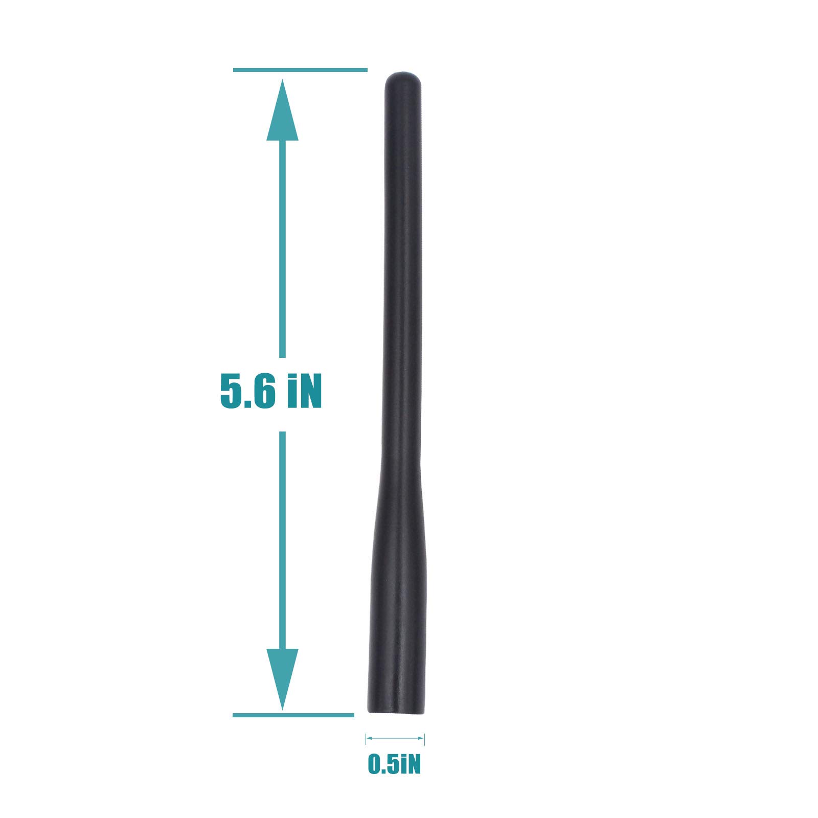 Antena helicoidal estándar STD-CAT460 compatible con Horizon HX270S HX280S HX290 HX300 HX370S HX400 HX460 HX500S HX751 HX850S HX851