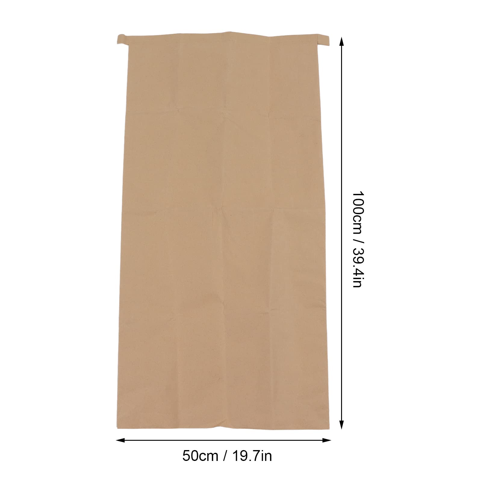Worek do przechowywania liści, 5 szt. Worek tkany z papieru pakowego Wodoodporny worek do przechowywania liści 100X50 cm do ogrodu w domu Trawnik na dziedzińcu