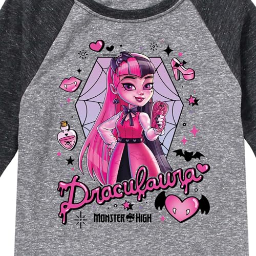 Monster High - Girl Group Crest - Toddler & Youth Girls Fleece Dress3
