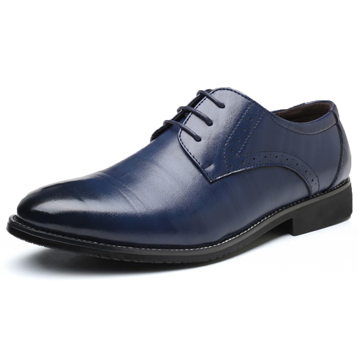 Chaussures habillées à Bout Pointu pour Hommes Chaussures Oxford Confortables et Respirantes pour l'extérieur, Le Travail, Les Mariages