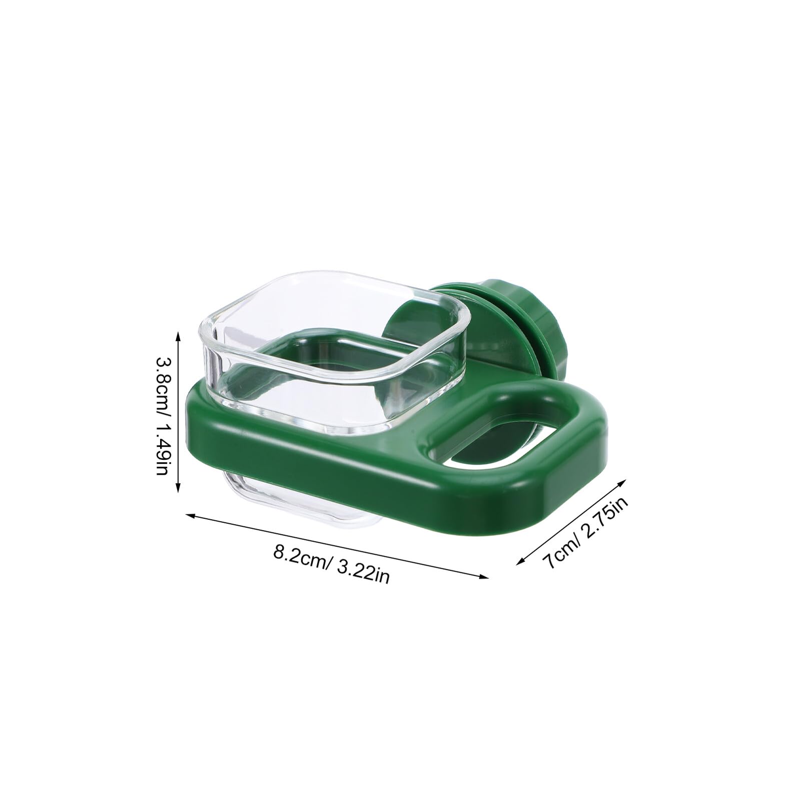 BESTonZON Automatischer Wasserspender Für Haustierkäfige Tropffreier Tränke Für Vögel Wellensittiche Kaninchen Und Meerschweinchen Platzsparende Futterstation Mit Anti-tropf-System