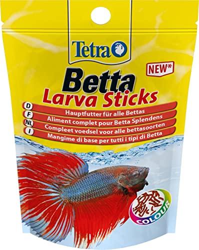 Tetra Betta Larva Sticks - Fischfutter in Form von Futtersticks für...